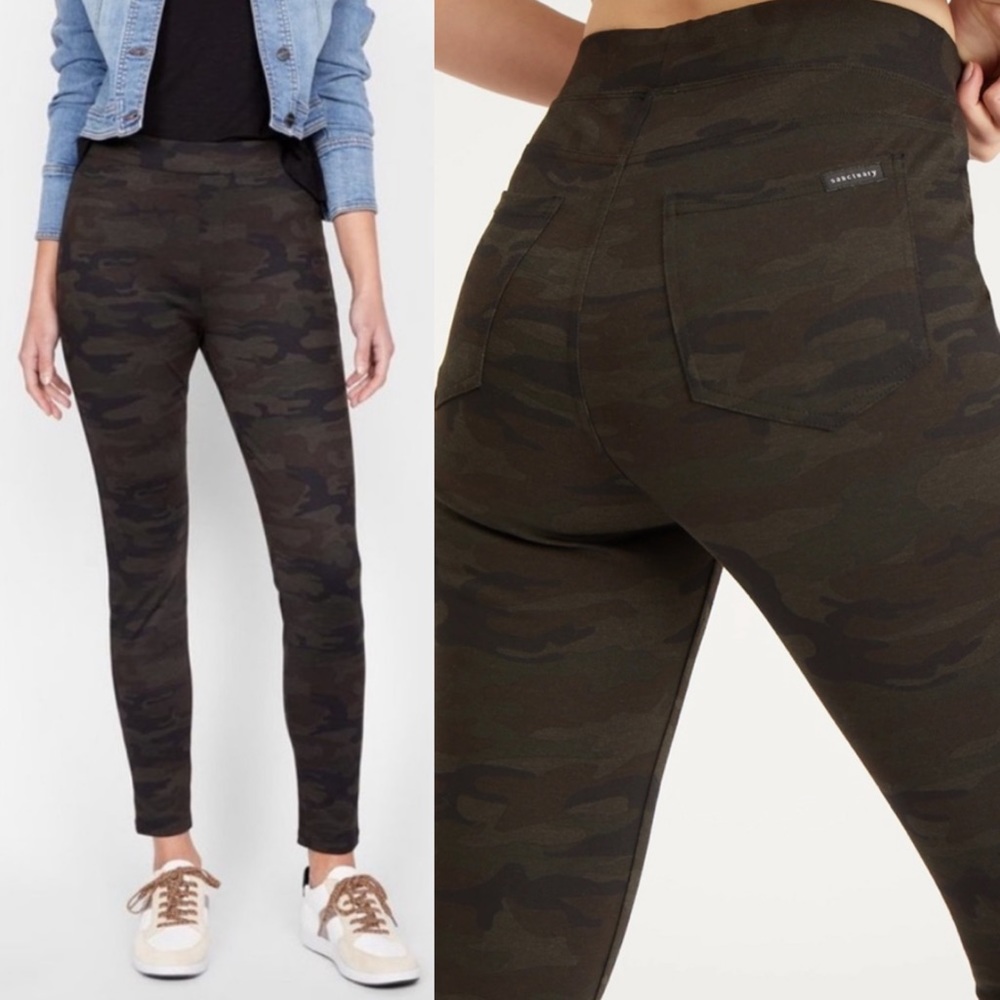NWT Anthropologie Sanctuary Runway Legging Forest Camo XS